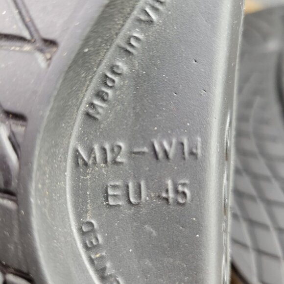 Oofos Ooahh Men's Size 12 Shoes Black Slides Comfort Orthopedic Recovery Sandals - Picture 7 of 7